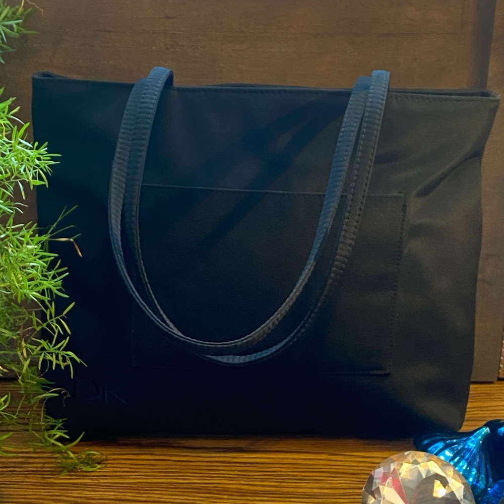 Donna Karan Classic Nylon Black Tote